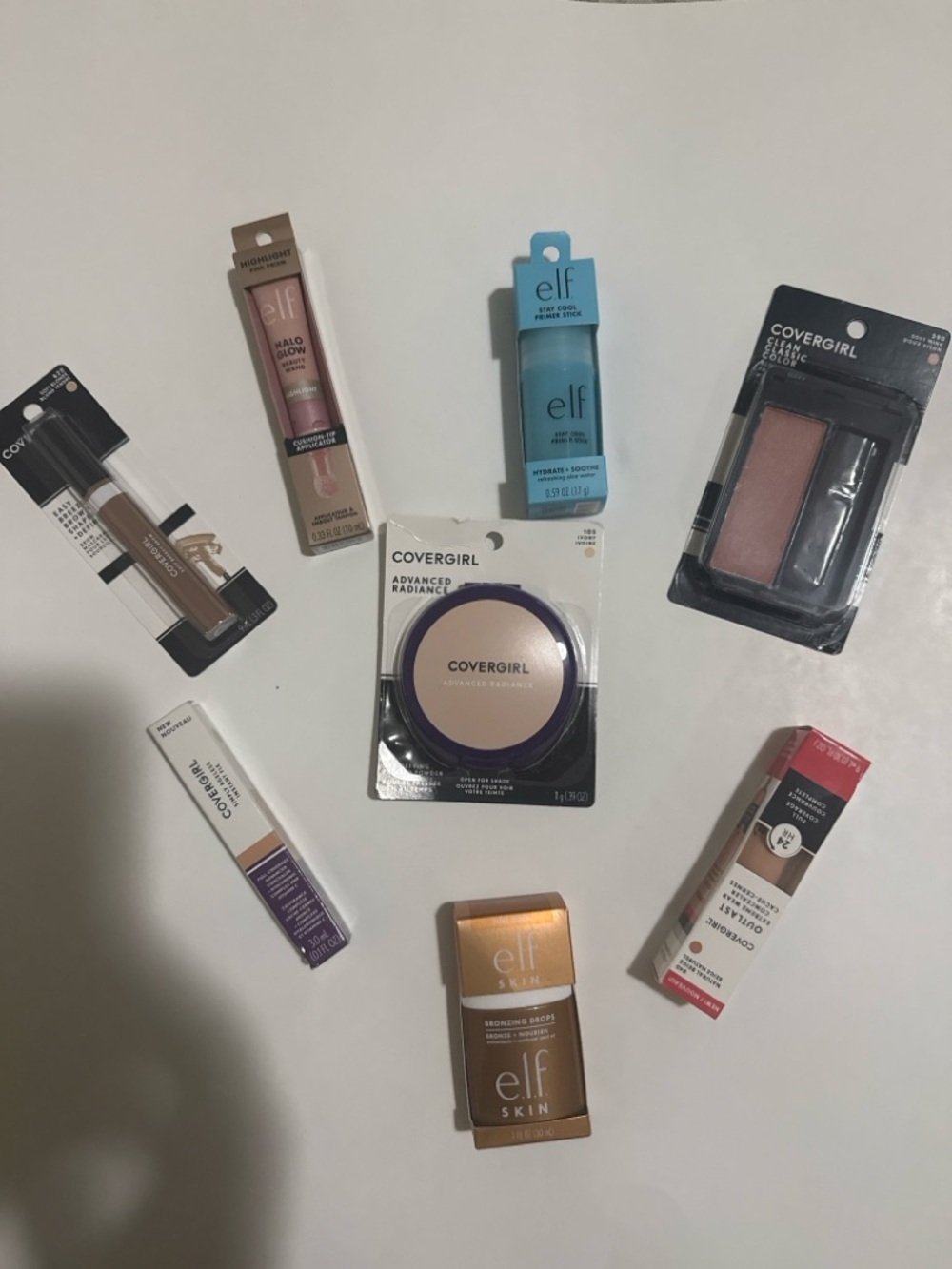 e.l.f. & CoverGirl Women Makeup Set - Neutral Shades